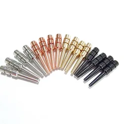 12pcs Steel And Brass 3Silver 3Black 3gold 3Copper Cribbage Pegs For 1/8 Hole Game Scoring Bar