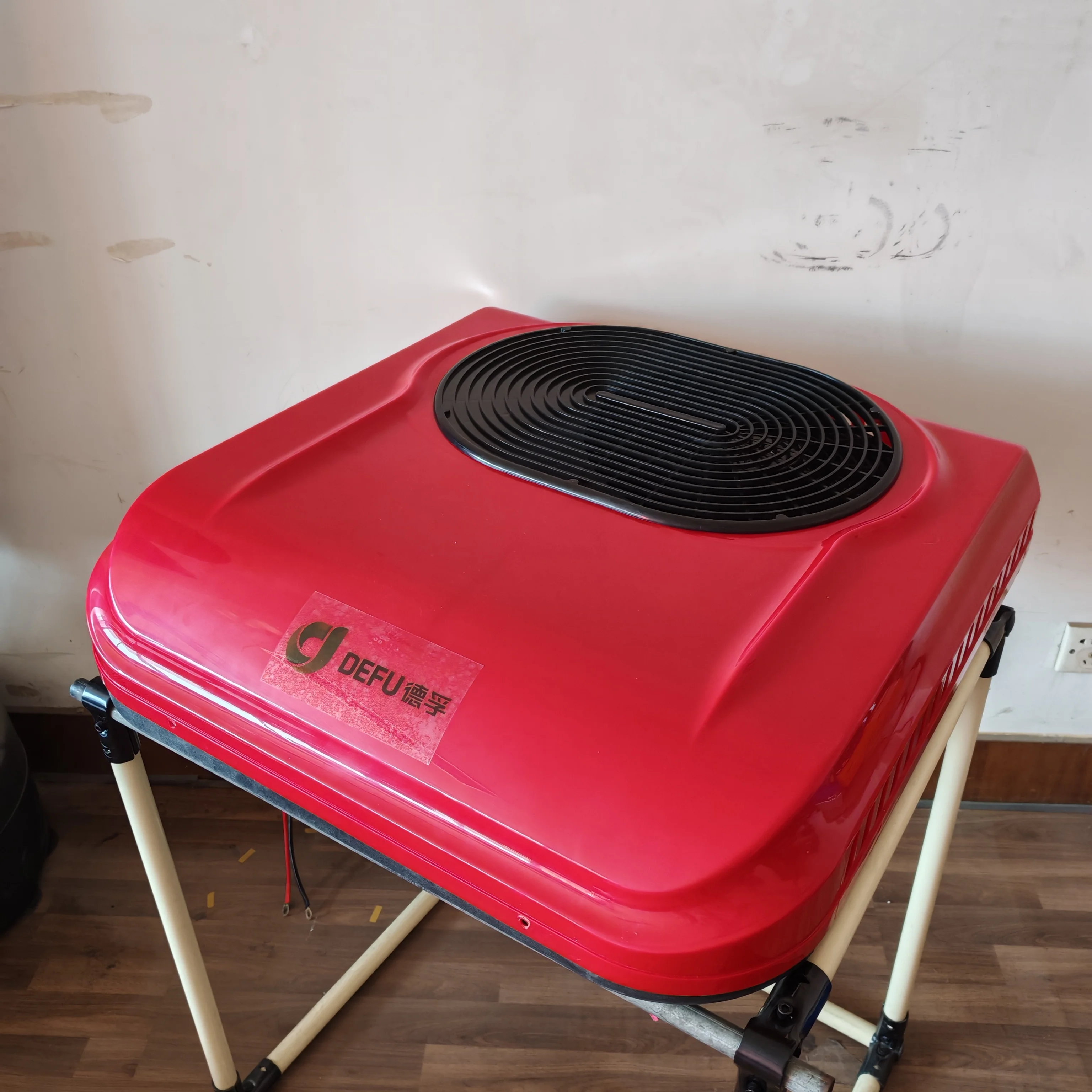 تكييف هواء شاحنة عالي السعة 12 فولت 24 فولت نظام مكيف هواء السيارة لمقصورة الشاحنة #3