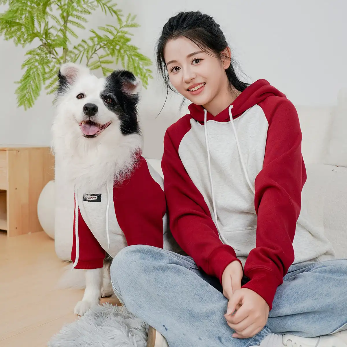 

Matching Pet and Owner Tie-Dye Hoodies – Soft Warm Rainbow Dog Sweatshirt, Cozy Winter Pet Family Outfit