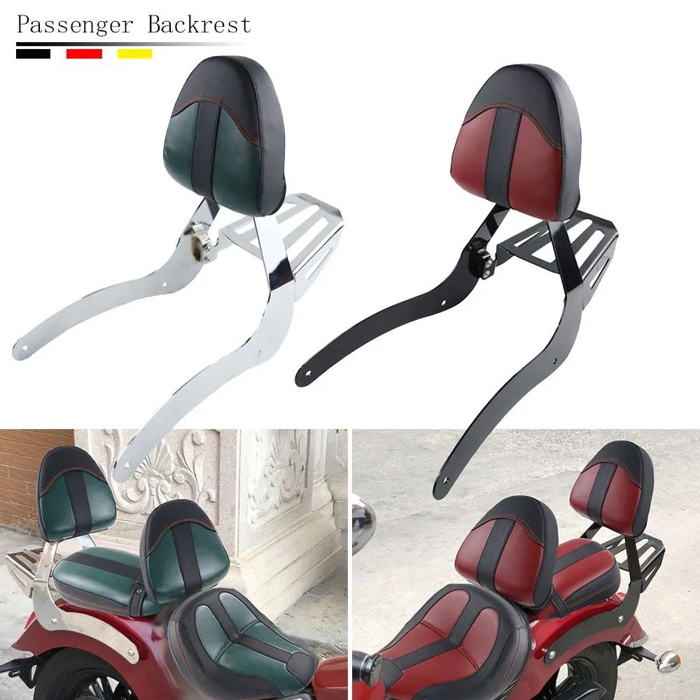 Motorcycle For Indian Scout Sixty ABS 100th 2015-2023 Rear Passenger Backrest Seat Sissy Bar Cushion Luggage Rack Accessories