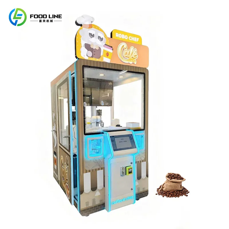 Coffee Robot For Bakery Shop Automatic Grinding Brewing Milk Frothing Machine For Dessert Coffee Combination Store CE Certified