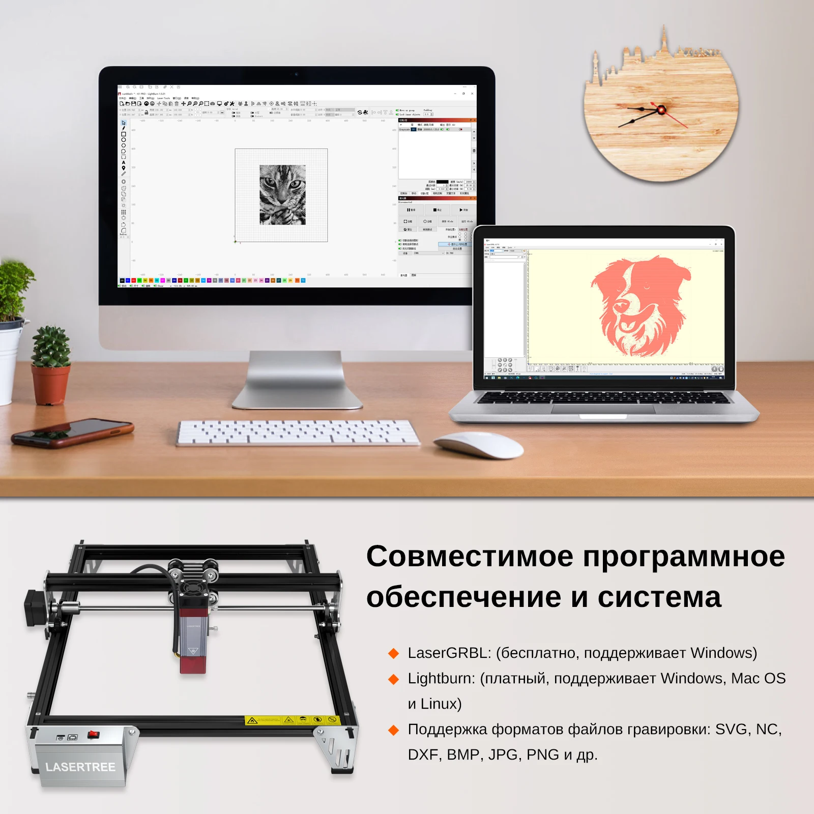 Фрезерный гравировальный станок с 450 нм TTL, синий Фрезер 10 Вт, модуль, деревообрабатывающий гравер, инструменты «сделай сам», рабочая зона 300x300
