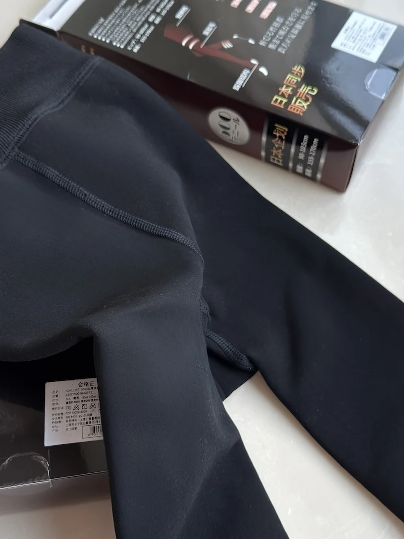 กางเกงเลกกิ้งกระชับสัดส่วน ยืดหยุ่นสูง บุซับใน 500D สำหรับผู้หญิง แบบมีเท้า ใส่สบาย อุ่น เอวสูง ยาว...