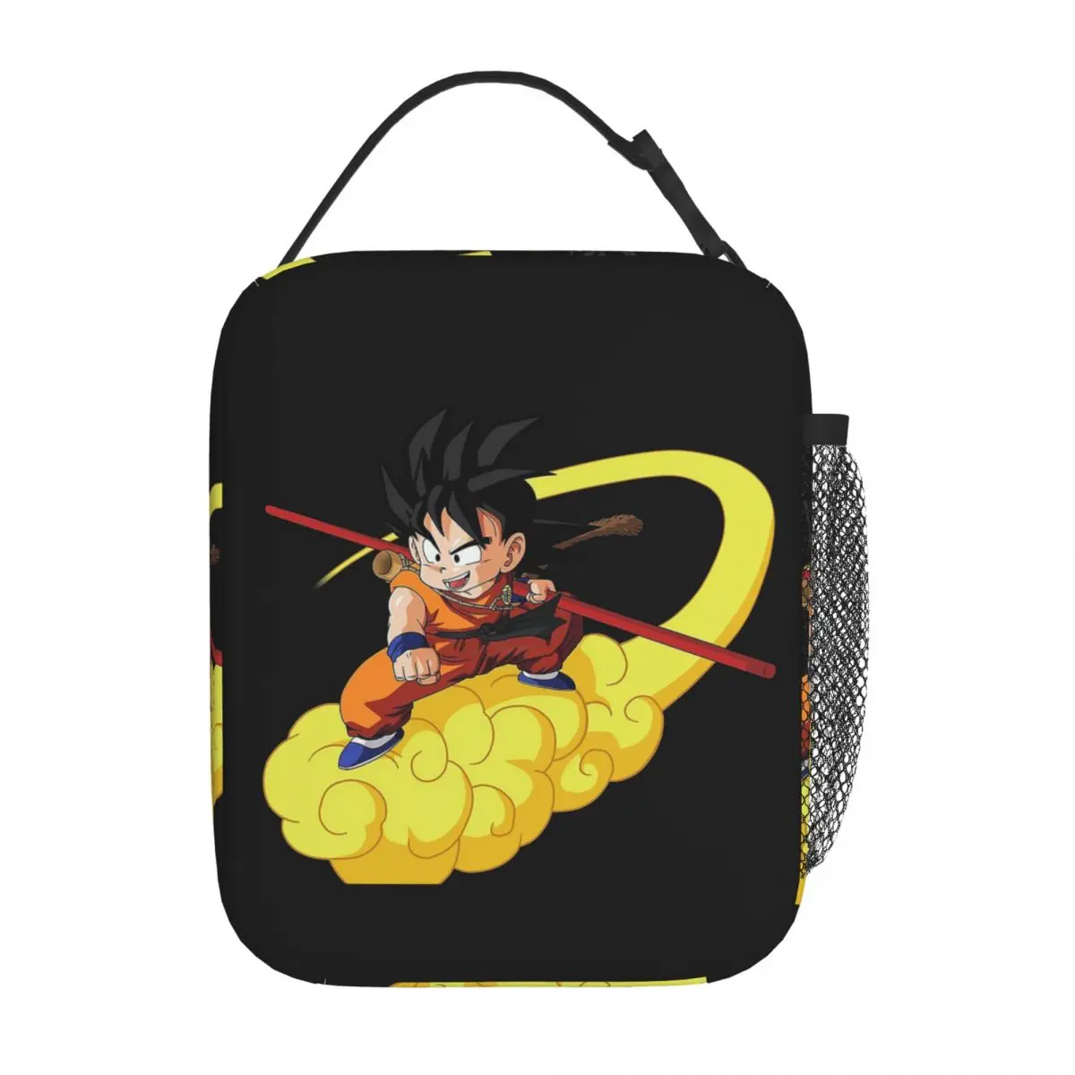 Goku With Flying Nimbus Dragon Ball Insulated Lunch Bags Thermal Bag  Lunch Container DBZ Large Tote Lunch Box Beach Outdoor