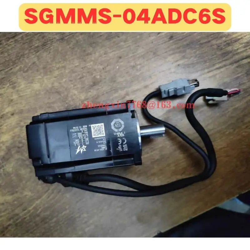 

Used Servo Motor SGMMS-04ADC6S SGMMS 04ADC6S Normal Function Tested OK