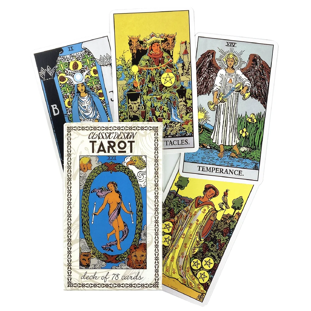 TYLDWICK Tarot Cards Deck Divination English Version Fortune Telling Friend Party Oracle Board Game