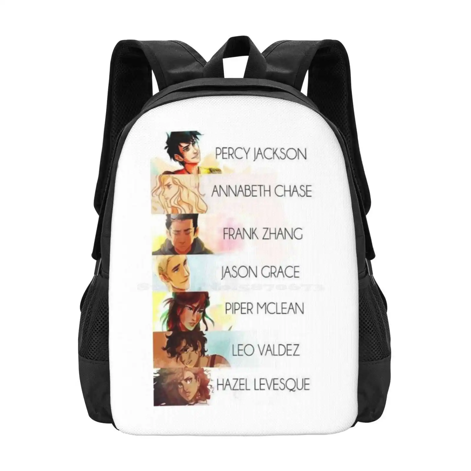 Percy Jackson Bag Backpack For Men Women Girls Teenage Heroes Of Olympus Percy Jackson Annabeth Chase Frank Zhang Jason Grace