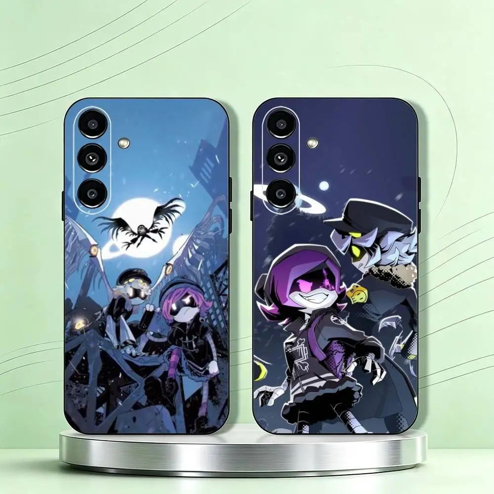 Coque de téléphone en Silicone souple noir, dessin animé Murder D-Drones Uzi, pour Samsung Galaxy A73,A72,A71,A70,A53,A52,A51, cadeau