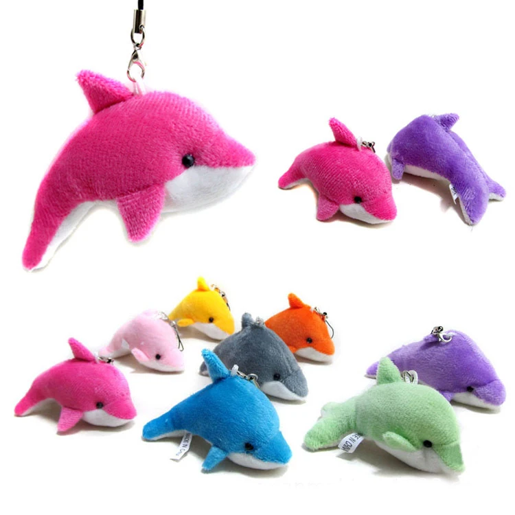 

8CM Kawaii Cartoon Mini Dolphin Plush Toy Pendant Wedding Bouquet Decoration Accessories Doll Toys Children Students Gift Toys