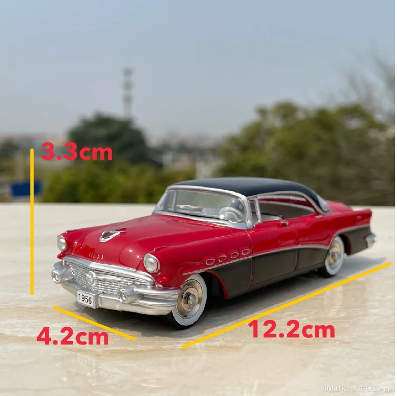 1:43 Scale Model Diecast Alloy 1956 Classic Retro Car Metal Toys Vintage Vehicle Gifts Fans Collection Display Decoration Adults