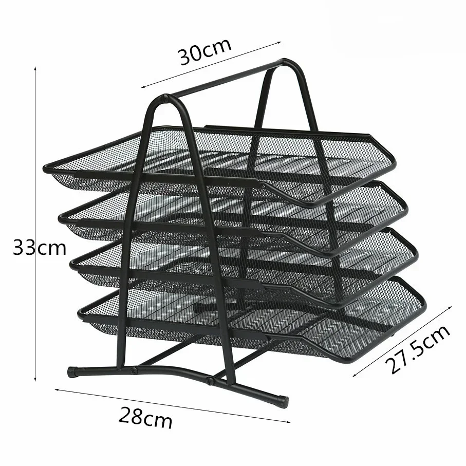 Metalen Bestand Schijf, Bestand Frame, Kantoorbenodigdheden Wholesale Data Organisatie, Kantoor Multi-Layer Desktop Plank