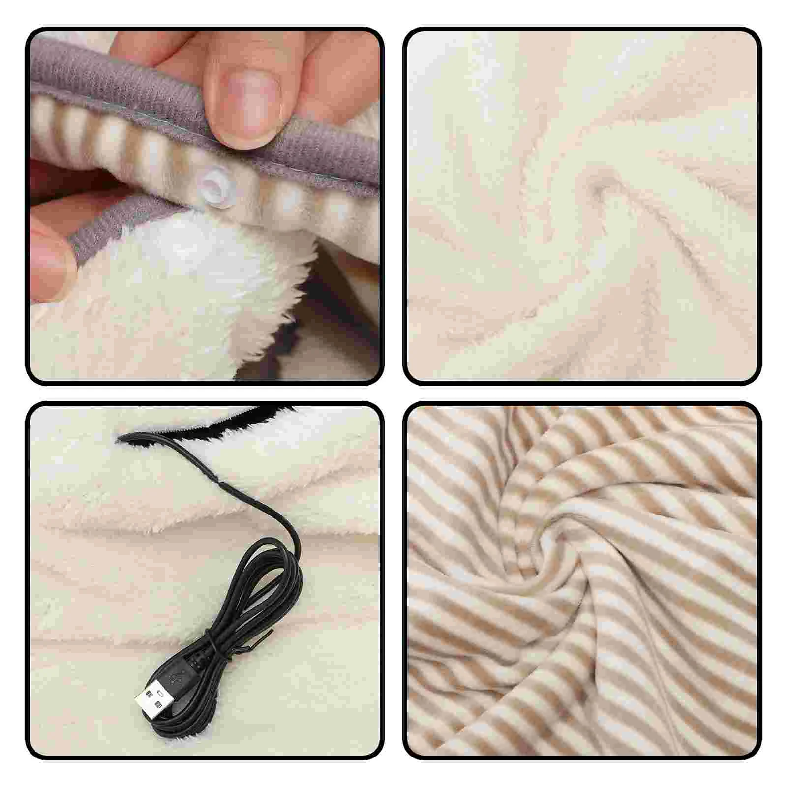 Electric Blanket Heating Personal Plush Electrical Heated Eletric Office Heater Blankets