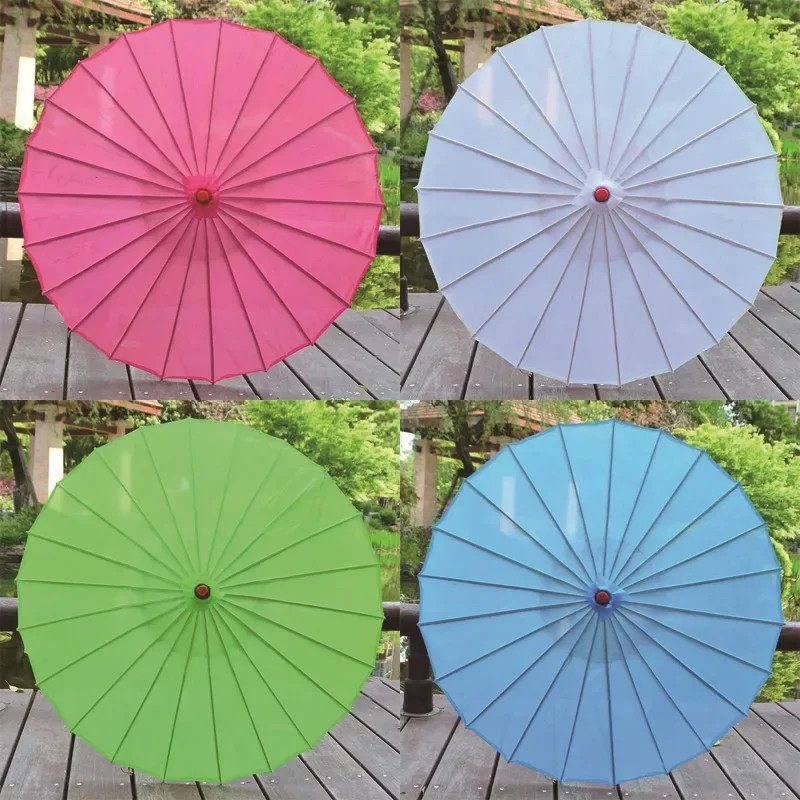 Diameter 30cm China Handmade solid color paper umbrella Outdoor wedding Party Decor Photo Shoots Parasol Dance Props decorations