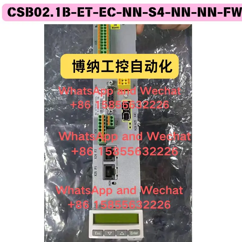 

new CSB02.1B-ET-EC-NN-S4-NN-NN-FW axis card Functional test OK Quick delivery
