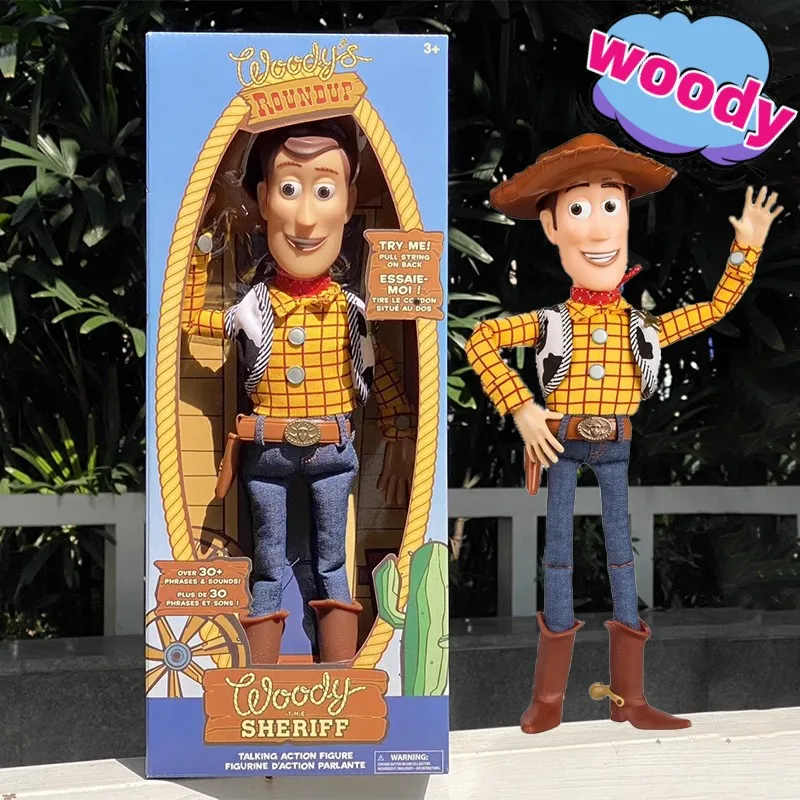 Disney Toy Story4 Talking Woody Buzz Jessie Action Figures Toy Decoration Collection Christmas Hobbies Model kids christmas gift