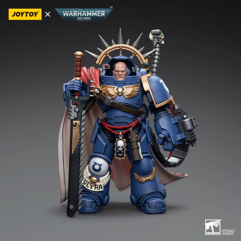

[IN STOCK] JOYTOY Warhammer 40K 1/18 Action Figure Ultramarines Captain in Gravis Armour Model Collectible Anime Figure Boy Toy