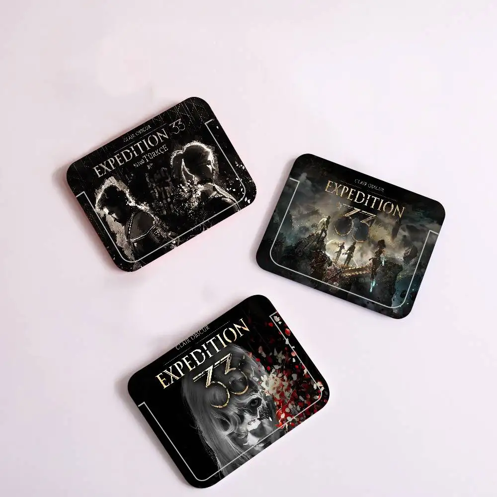 Popular Game C-Clair Obscur E-Expedition 33 Unisex Work ID Card Holder Lanyard Badge Holders Business Exhibit School