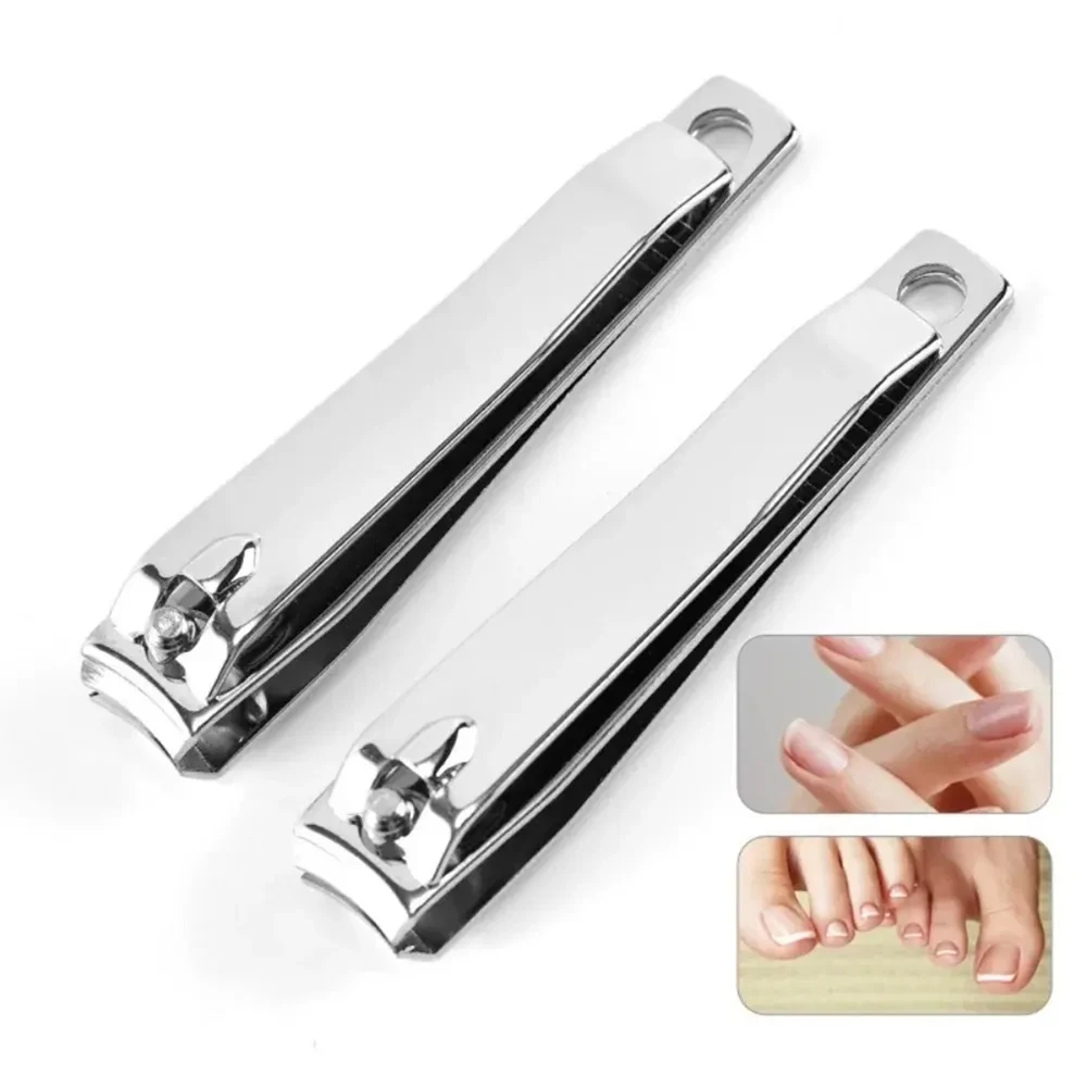 Cortador de Unhas de Aço para Unhas Grandes, Ferramentas de Cuidado para Pedicure e Cutículas