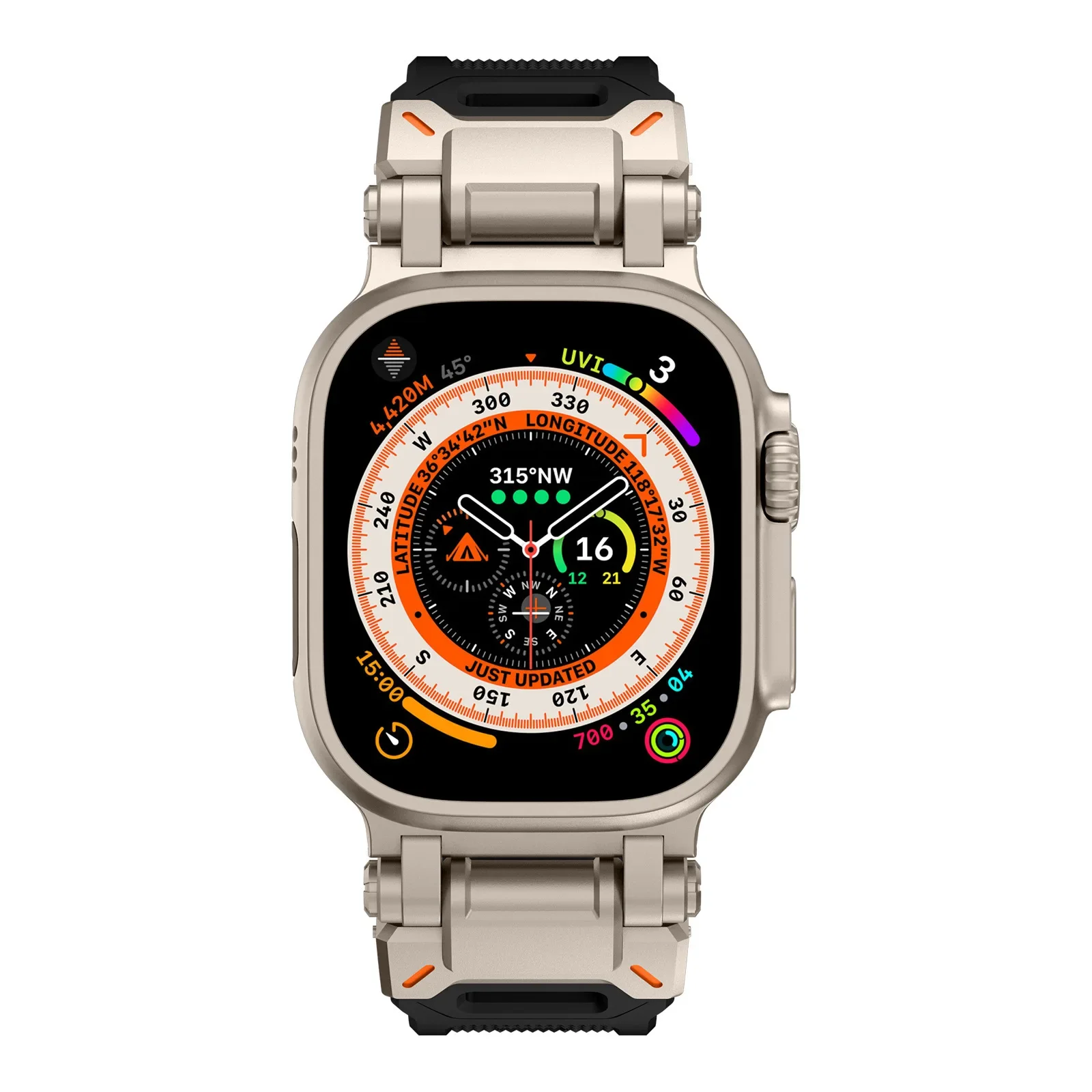 Rubber Sports Strap for Apple Watch 9 8 7 Ultra 2 49mm 45 44 42mm Correa Silicone Wrist Band for iWatch Series 6 5 4 se Bracelet