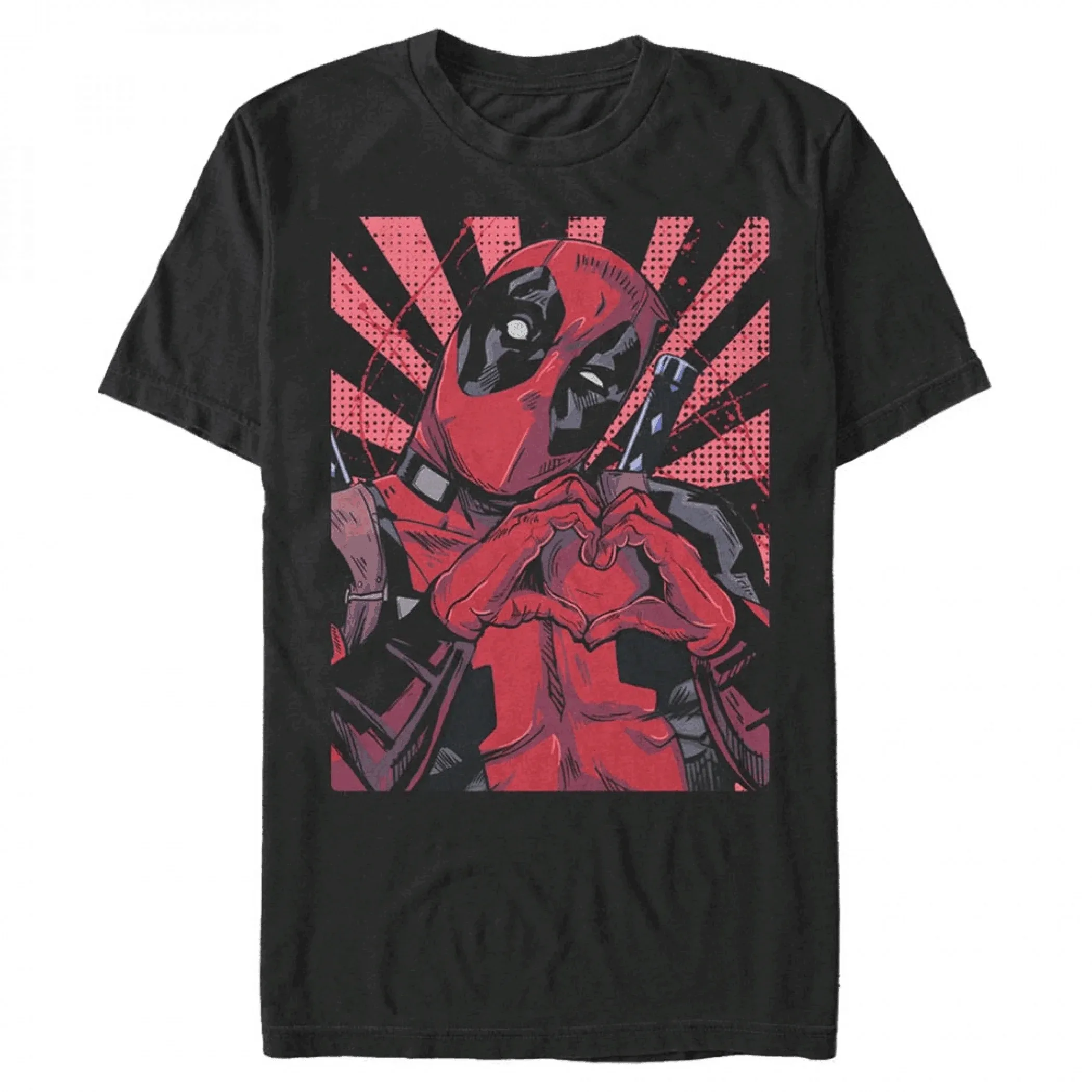 Summer Marvel Deadpool Comics Ready to Fight Printed Boy T-Shirt Kids/Adult Casual Fashion Crew Neck Short Sleeve Top