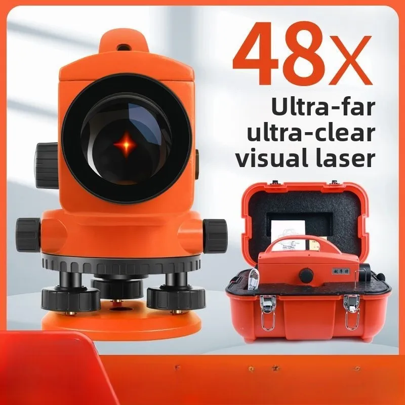 48-Line Self-Leveling Laser Level Handheld High Accuracy, Complete Set Outdoor Building and Surveying Work