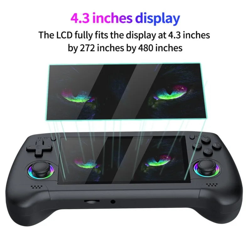 GUEIN Nextron Smart New 4.3-inch Large-screen Handheld Game Console Arcade-style PS1 HD Retro Handheld PSP Hot 2026 DropShipping