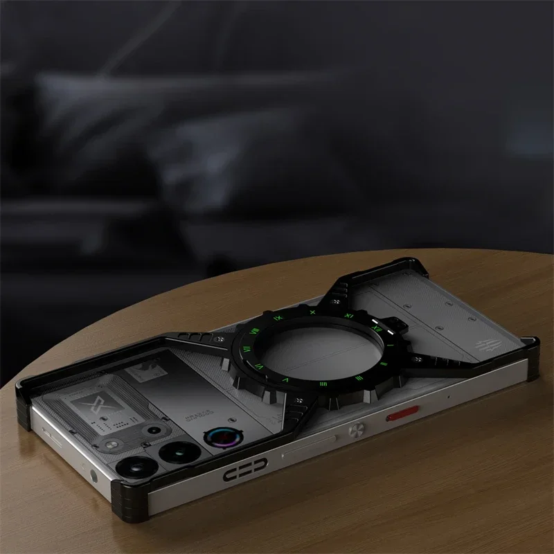 Titanium Case For Red Magic 11 10 Pro 9S 8 8S Pro Plus Aluminium Alloy Metal Bumper Borderless Magnetic Cover For RedMagic 9 Pro