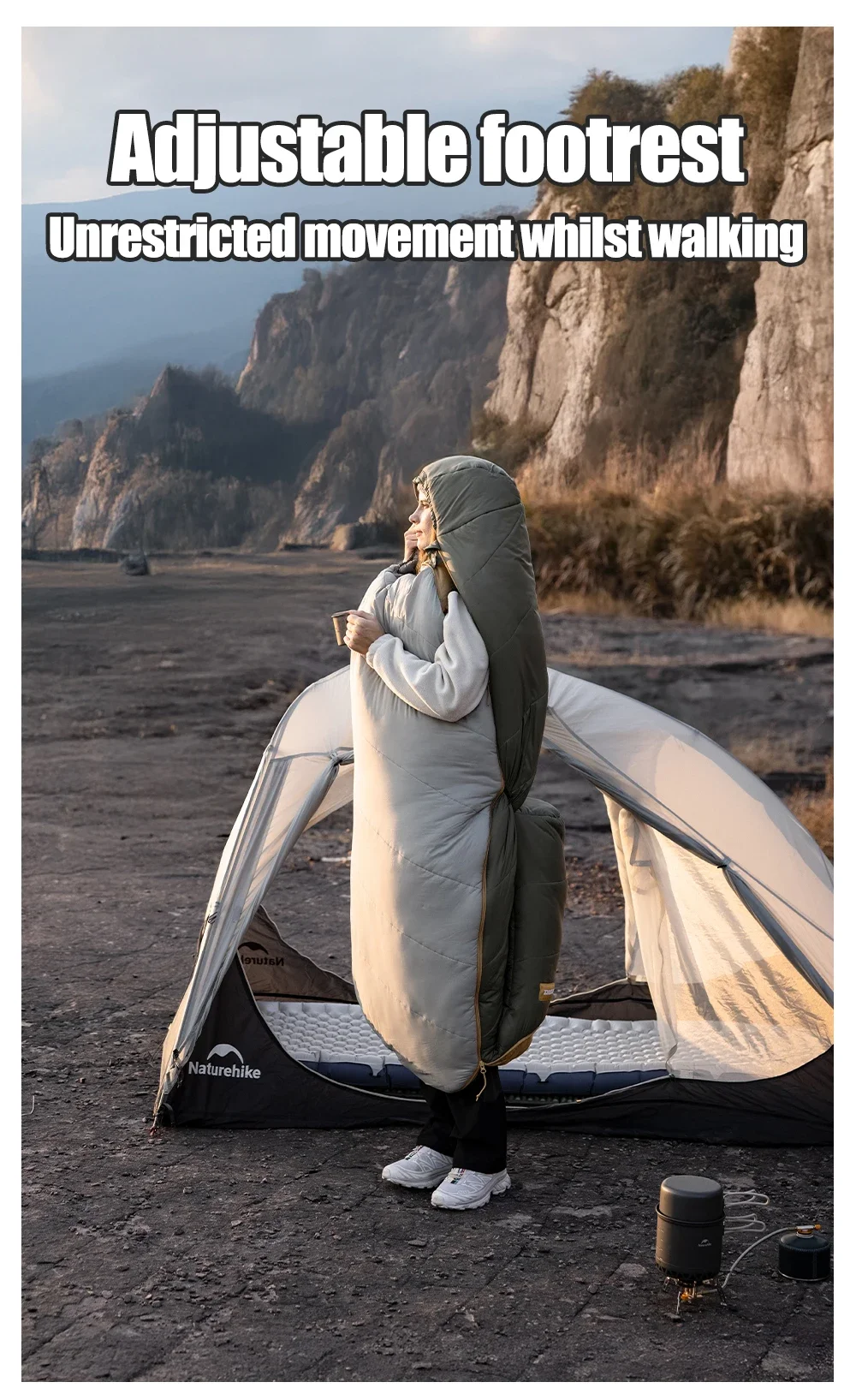 Naturehike Camping Sleeping Bag MJ PRO Ultralight Waterproof Mummy 4 Season Backpacking Sleeping Bags Outdoor Traveling Hiking