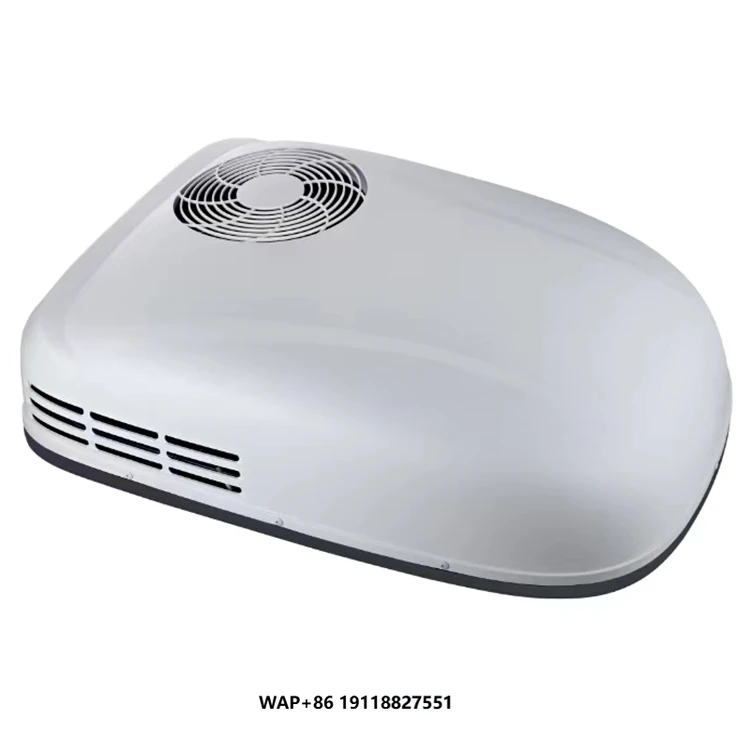 مكيف هواء سقف RV أبيض عالمي شاحنة كهربائية RV مكيف هواء على السطح عالي الجودة مكيف هواء RV على السطح البارد