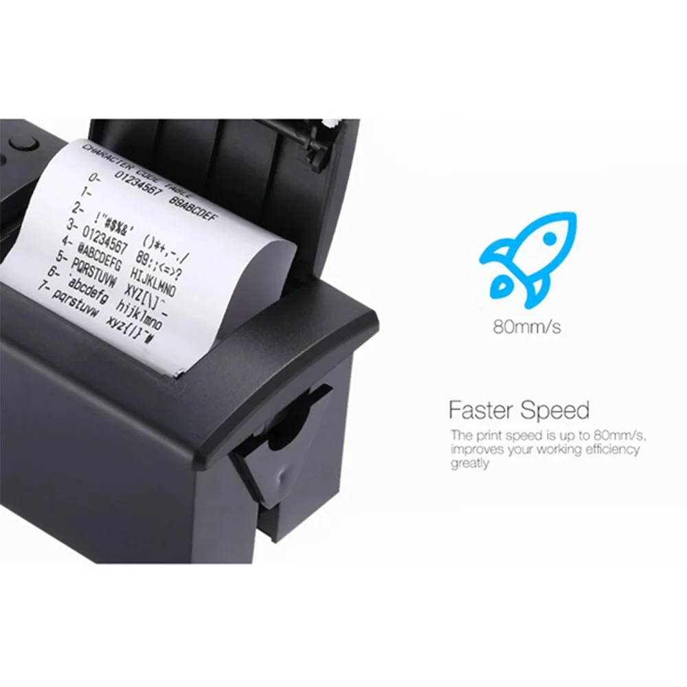 Mini 58mm Panel Embedded Thermal Printer with Interface TTL Use for Receipt Ticket ESC POS Arduino Android 5V-9V QR701 Z