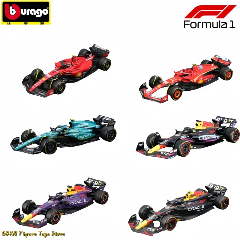 2024 Nuovo Caldo Bburago F1 1:43 Ferrari SF24 Aston Martin AMR23 Red Bull Racing RB20 In Lega In Miniatura Pressofuso Modello di Auto F1 Giocattolo Regali