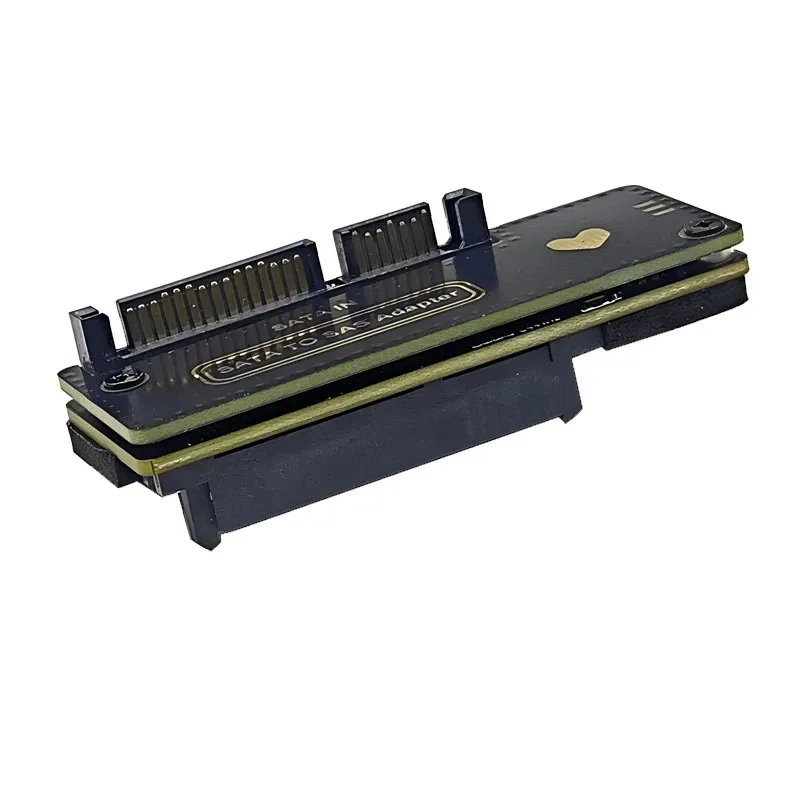 Desktop SATA to SAS Conveter Expansion Card Riser SATA (7+15)22Pin Male to SAS 29Pin Female 6G Adapter Support 2.5