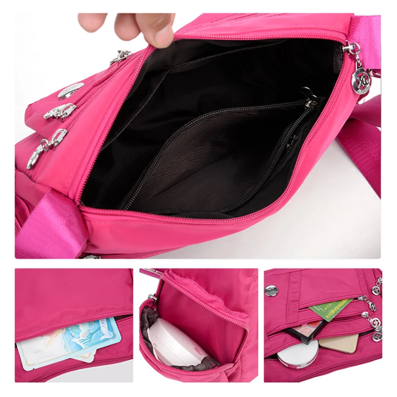 High Quality Bag Nylon Women Waterproof Messenger Bags For Lady Crossbody Large Capacity Travel Shoulder Bag Casual Handbags