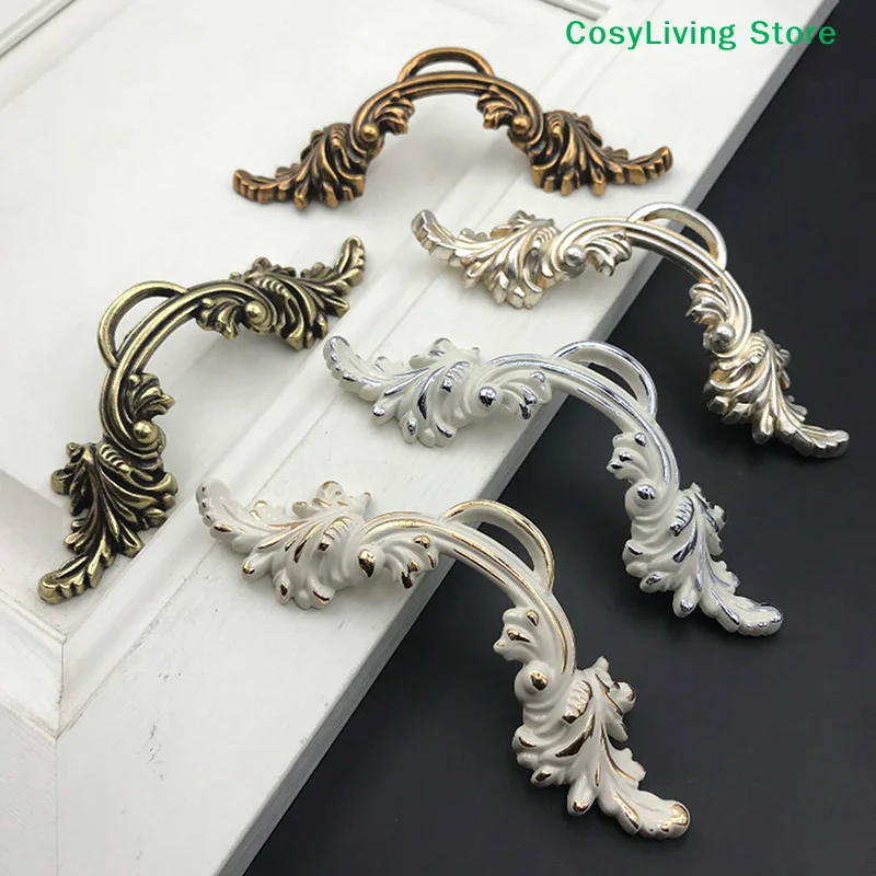 Antique Bail Style Vintage Cabinet Pulls Handles - Drawer Pulls Cupboard Desk Dresser Vanity - Furniture Handles