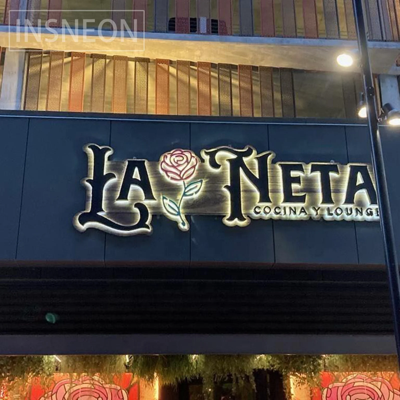 Letrero Led personalizado 3D, letras luminosas acrílicas, tablero publicitario para exteriores, letrero retroiluminado con logotipo comercial