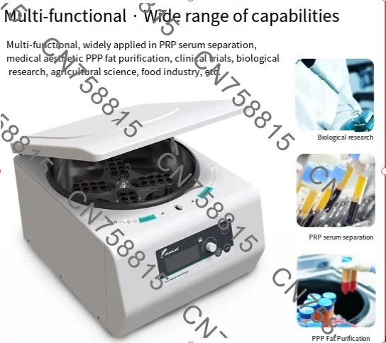 

Serum Fat Separator CGF Benchtop Equipment, Centrifugal Laboratory PRP