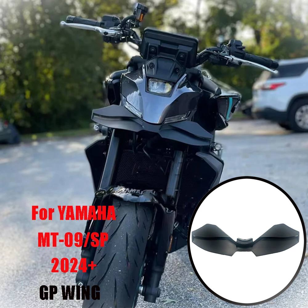 For YAMAHA MT-09/SP GP WING DOWNFORCE NAKED FRONTAL SPOILERS MT09 GEN 4 2024 2025 Front spoiler Lower spoiler lower lip