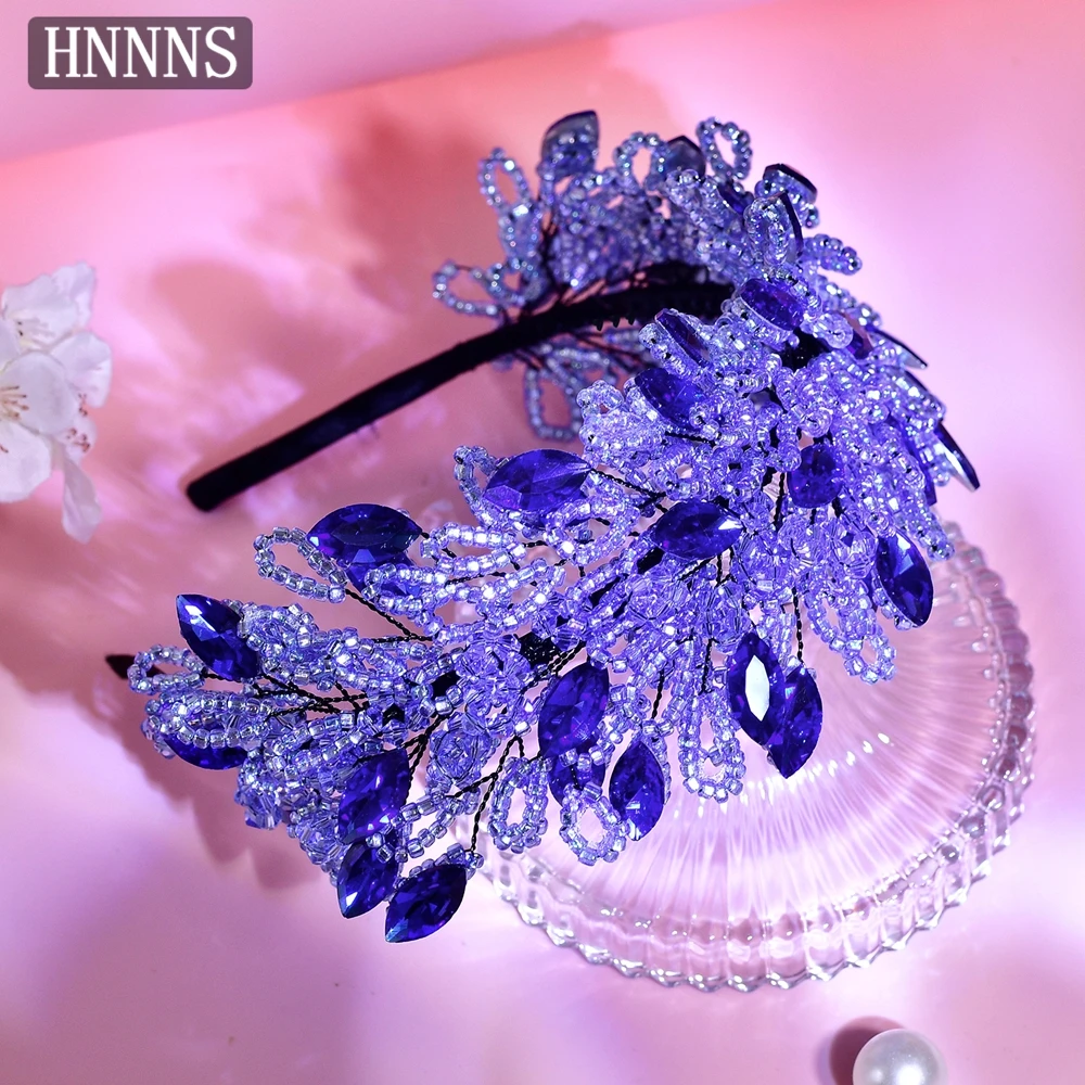 TOPQUEEN حفلات الزفاف الأنيقة الفاخرة Headbands اليدوية حبة النسيج المرأة مأدبة حفلة رائعة إكسسوارات الشعر YXA165 #6