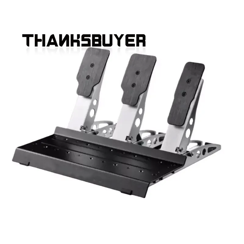 CSL Pedals Tuning Kit, Aluminum Pedal Plates 3-Piece Set, Sim Racing Upgrade Accessory Compatible with FANATEC CSL Pedals