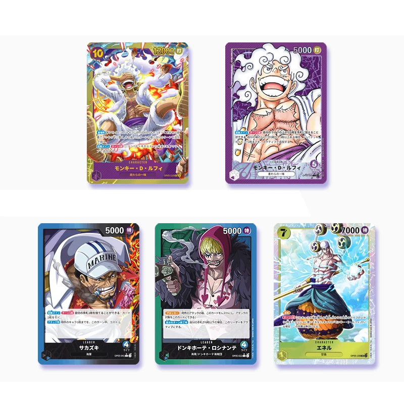 Diy 16Pcs/set OPCG One Piece Nika Luffy Sabo Enel Ace Kid Nami Sakazuki Flash Card Classic Game Anime Collection Cards Gift Toys