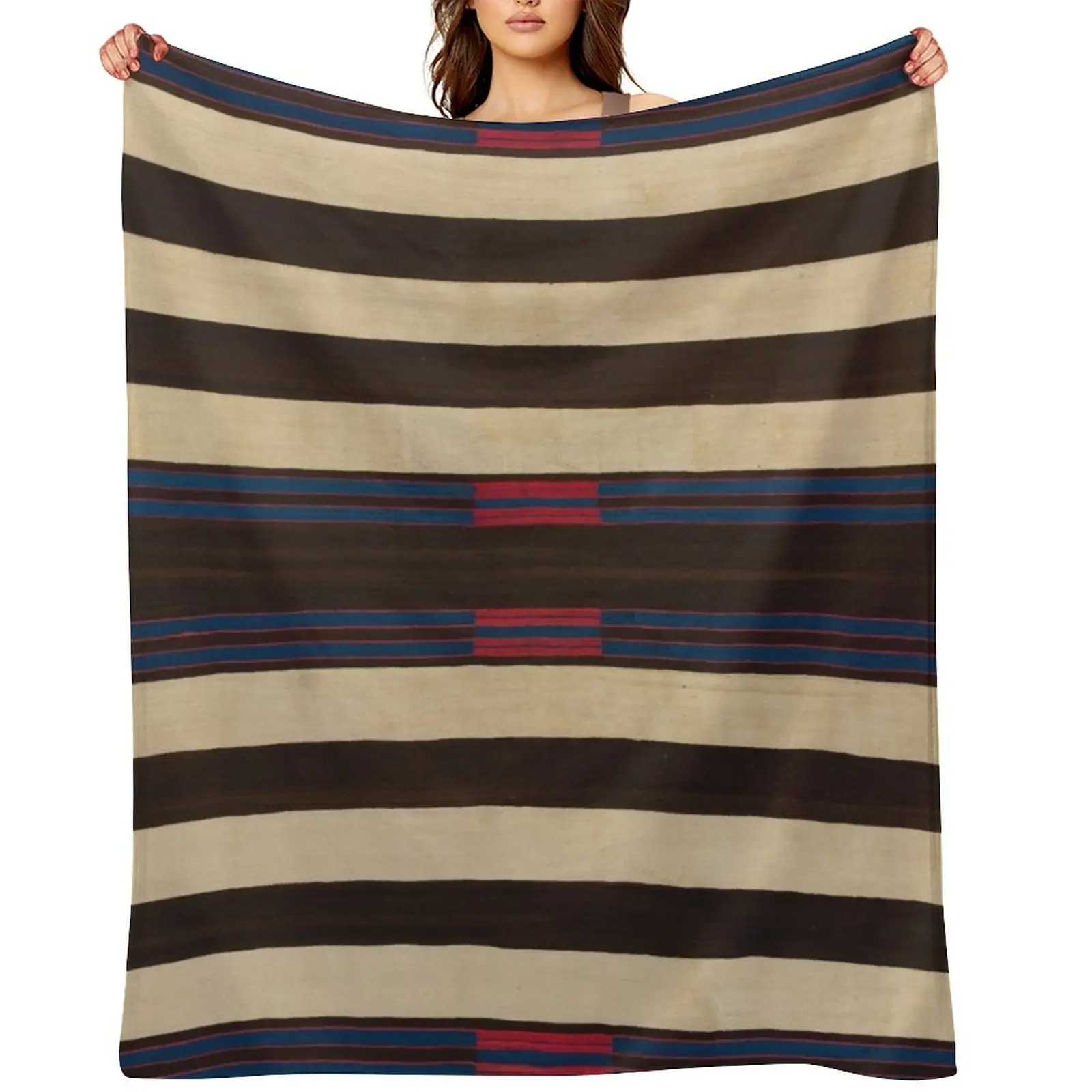 

Indigenous Designs II Chief's Blanket Navajo Weavings Throw Blanket Camping Heavy Fashion Sofas Plaid Blankets