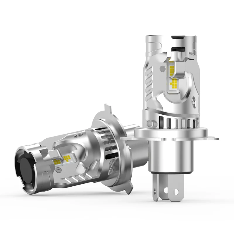 

1 пара 6500K холодный белый дальний ближний свет «все в одном» 70 Вт H4/9003/HB3 светодиодные лампы для фар Plug-N-Play сменные галогенные лампы