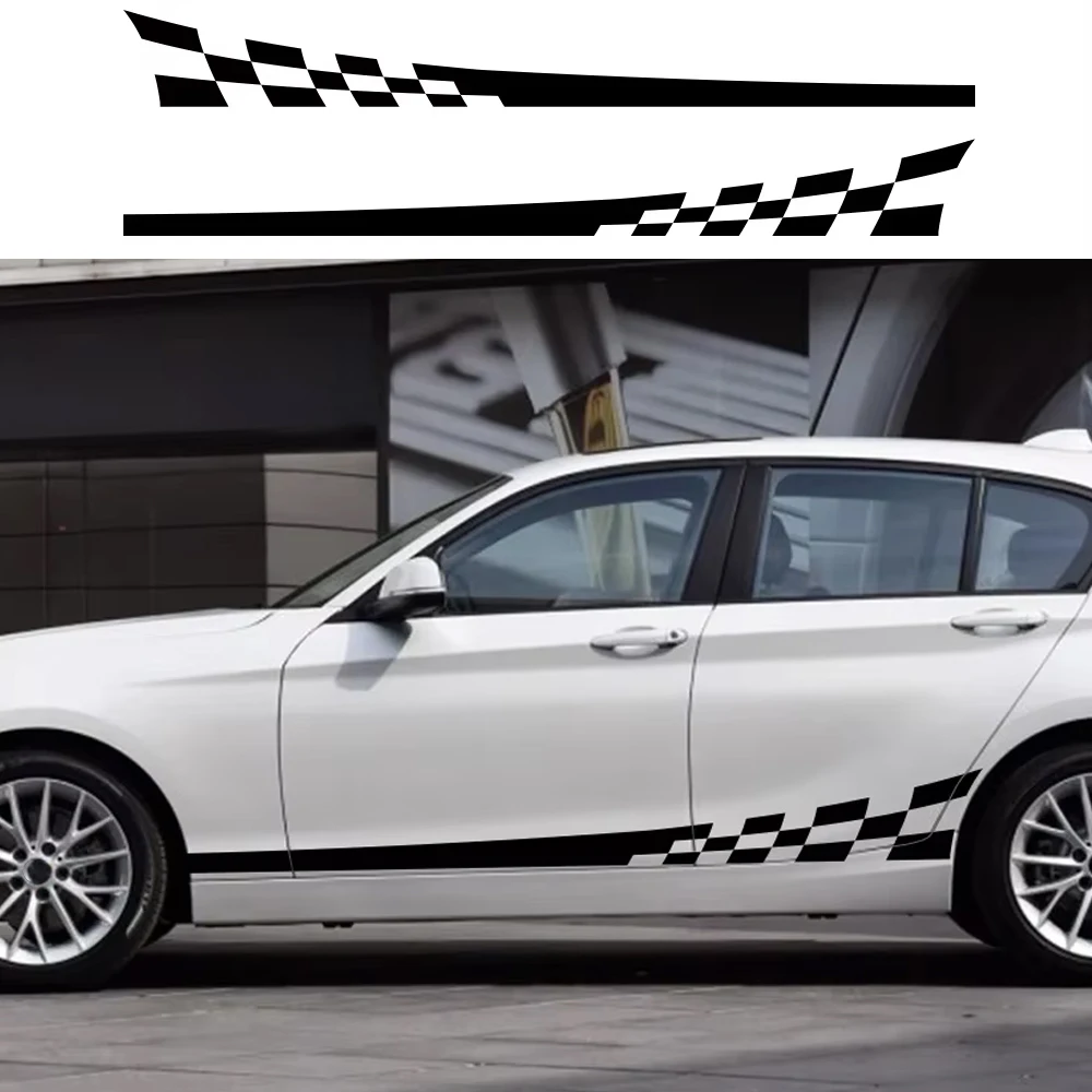 

Car Door Side Skirt Sticker Vinyl Film Decal For Audi A4 B8 B9 B7 B6 A3 8P 8V 8L A6 C6 C7 A7 Q8 Q3 8U F3 Q5 FY Q7 TT Accessories