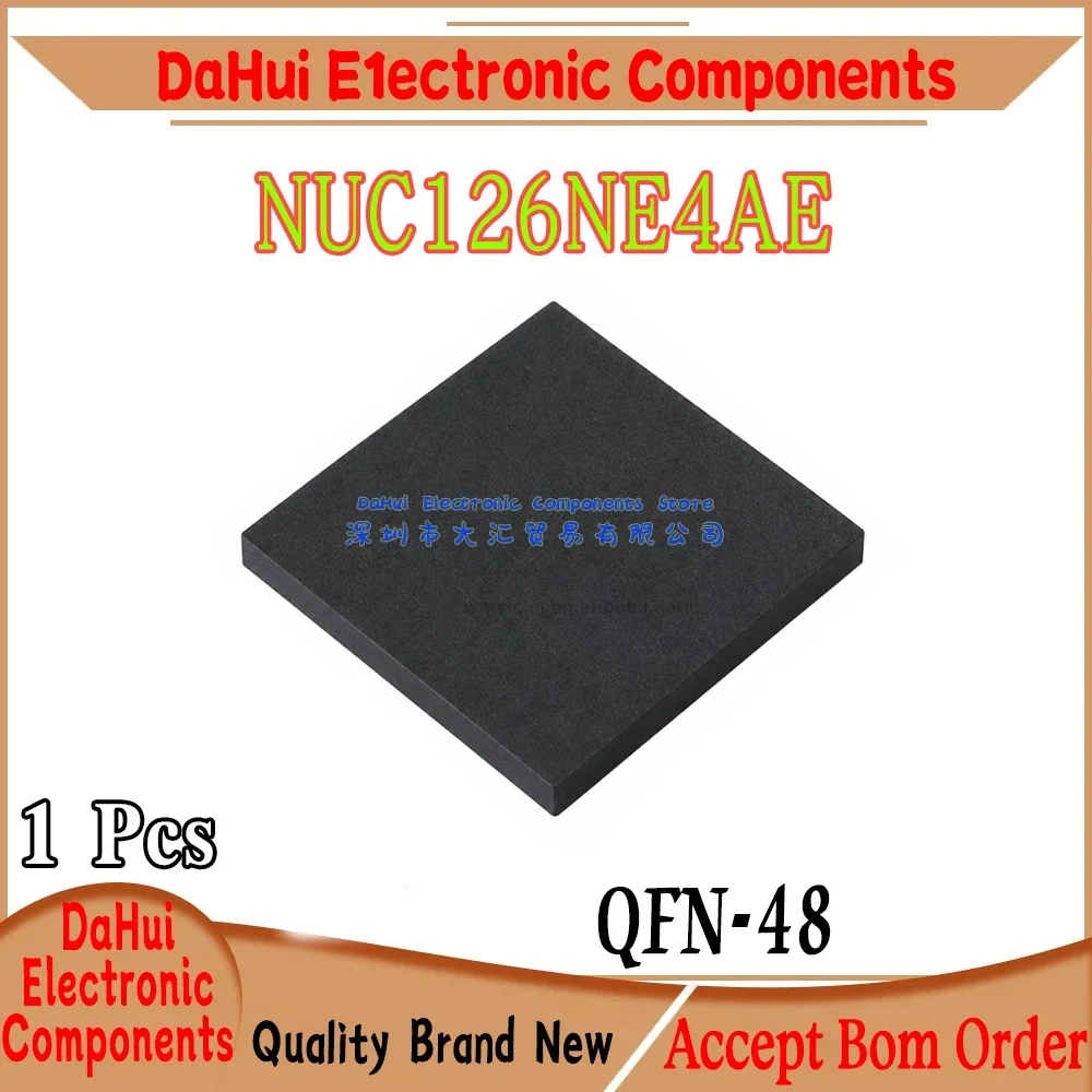 (1piece)100% New NUC126NE4AE QFN-48