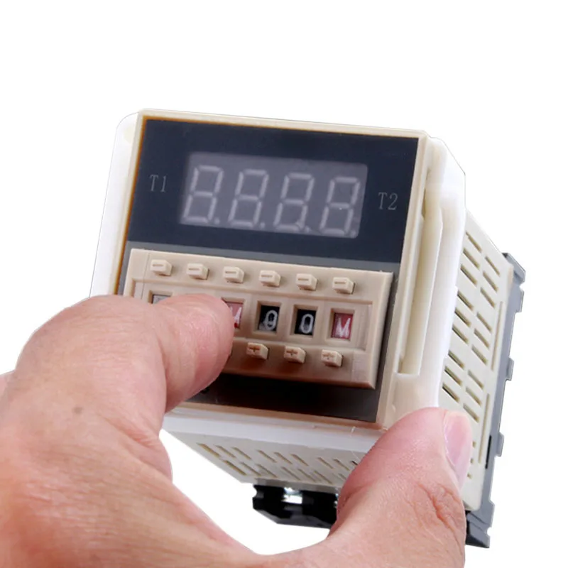 DH48S-S Digital Display Time Relay DH48S-1Z Cycle Timer Control and Delay Device With Base DH48S-2Z