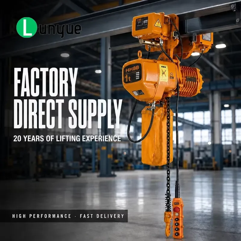 1 Ton Ring Chain Electric Hoist Heavy Duty Lifting Tool for Warehouse Workshop Garage Construction Durable Steel Compact