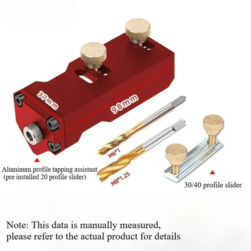 Professional Multifunctional Tools Profile Tapping Assistant 20/30/40 Series Multi-Function Drilling Threading Fixture