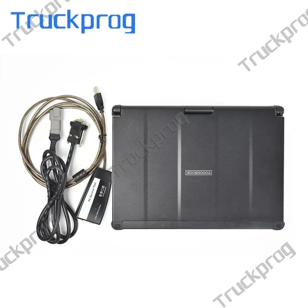 CF C2 Laptop+For Yale Hyster Forklift Truck Diagnostic Scanner Tool Ifak CAN USB Interface PC Service Tool