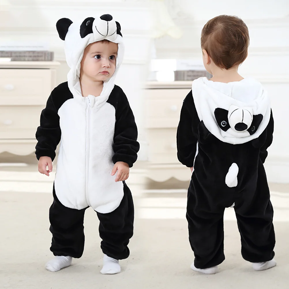

1Pcs Panda Design Romper Baby Jumpsuit Exquisite Long-Sleeved Layette Gentle Skin Warm Costume Performance Kids