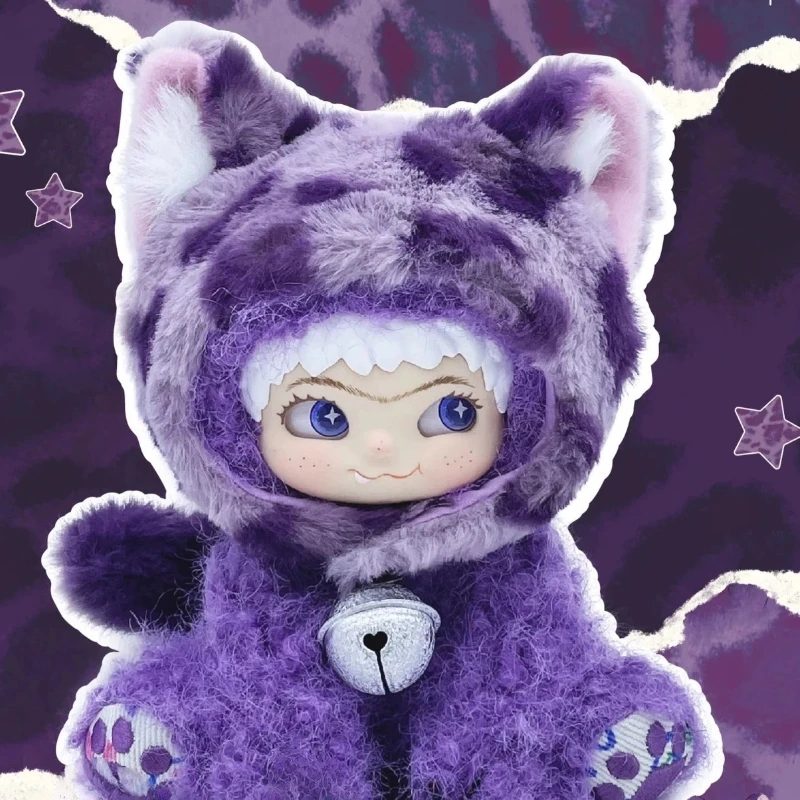 أرنب على شكل قلب متوفر في المخزون منتج جديد حصريًا من Miniso بطاقة معلقة كوكو ليوبارد طفل كبير هدية تزيين دمية الملاك القطيفة #4